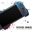 Vivid Blue Brick Alley // Skin Decal Wrap Kit for Nintendo Switch 2