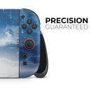 Vivid Blue Falling Stars in the Night Sky // Premium Vinyl Wrap Skin Kit Compatible with the Nintendo Switch 2