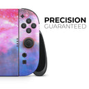 Vivid Pink and Blue Space // Skin Decal Wrap Kit for Nintendo Switch 2