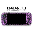 Vivid Purple Leopard Print // Premium Vinyl Wrap Skin Kit Compatible with the Nintendo Switch 2 - Vinyl Skin Wrap for Nintendo Switch 2, OLED, Lite, Pro Controller, Wii & Classic Handhelds