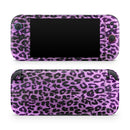 Vivid Purple Leopard Print // Premium Vinyl Wrap Skin Kit Compatible with the Nintendo Switch 2 - Vinyl Skin Wrap for Nintendo Switch 2, OLED, Lite, Pro Controller, Wii & Classic Handhelds