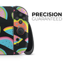 Vivid Retro Watermelon Slices // Premium Vinyl Wrap Skin Kit Compatible with the Nintendo Switch 2 - Vinyl Skin Wrap for Nintendo Switch 2, OLED, Lite, Pro Controller, Wii & Classic Handhelds