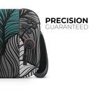 Vivid Teal Floral Waves // Premium Vinyl Wrap Skin Kit Compatible with the Nintendo Switch 2 - Vinyl Skin Wrap for Nintendo Switch 2, OLED, Lite, Pro Controller, Wii & Classic Handhelds