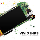 Vivid Tropical Stripe Floral v1 // Skin Decal Wrap Kit for Nintendo Switch 2