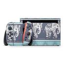 Walking Sacred Elephant Pattern // Premium Vinyl Wrap Skin Kit Compatible with the Nintendo Switch 2 - Vinyl Skin Wrap for Nintendo Switch 2, OLED, Lite, Pro Controller, Wii & Classic Handhelds