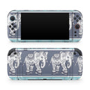 Walking Sacred Elephant Pattern // Premium Vinyl Wrap Skin Kit Compatible with the Nintendo Switch 2 - Vinyl Skin Wrap for Nintendo Switch 2, OLED, Lite, Pro Controller, Wii & Classic Handhelds