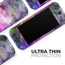 Warped Neon Color-Splosion // Premium Vinyl Wrap Skin Kit Compatible with the Nintendo Switch 2 - Vinyl Skin Wrap for Nintendo Switch 2, OLED, Lite, Pro Controller, Wii & Classic Handhelds