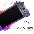 Warped Neon Color-Splosion // Premium Vinyl Wrap Skin Kit Compatible with the Nintendo Switch 2 - Vinyl Skin Wrap for Nintendo Switch 2, OLED, Lite, Pro Controller, Wii & Classic Handhelds