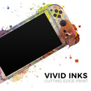 WaterColor Grunge Setting // Premium Vinyl Wrap Skin Kit Compatible with the Nintendo Switch 2 - Vinyl Skin Wrap for Nintendo Switch 2, OLED, Lite, Pro Controller, Wii & Classic Handhelds