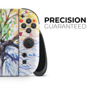 WaterColor Vivid Tree // Premium Vinyl Wrap Skin Kit Compatible with the Nintendo Switch 2 - Vinyl Skin Wrap for Nintendo Switch 2, OLED, Lite, Pro Controller, Wii & Classic Handhelds