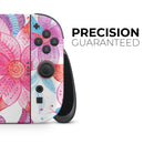 Watercolor Fantasy Flowers // Premium Vinyl Wrap Skin Kit Compatible with the Nintendo Switch 2 - Vinyl Skin Wrap for Nintendo Switch 2, OLED, Lite, Pro Controller, Wii & Classic Handhelds