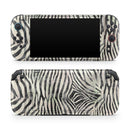 Watercolor Zebra Pattern // Premium Vinyl Wrap Skin Kit Compatible with the Nintendo Switch 2 - Vinyl Skin Wrap for Nintendo Switch 2, OLED, Lite, Pro Controller, Wii & Classic Handhelds