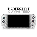 White & Gradient Sharp Chevron // Premium Vinyl Wrap Skin Kit Compatible with the Nintendo Switch 2 - Vinyl Skin Wrap for Nintendo Switch 2, OLED, Lite, Pro Controller, Wii & Classic Handhelds