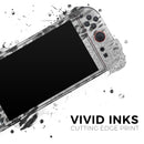 White and Black Real Leopard Print // Premium Vinyl Wrap Skin Kit Compatible with the Nintendo Switch 2 - Vinyl Skin Wrap for Nintendo Switch 2, OLED, Lite, Pro Controller, Wii & Classic Handhelds
