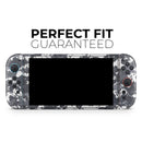 White and Gray Digital Camouflage // Skin Decal Wrap Kit for Nintendo Switch 2