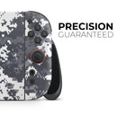 White and Gray Digital Camouflage // Skin Decal Wrap Kit for Nintendo Switch 2