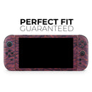 Wine Watercolor Tiger Pattern // Premium Vinyl Wrap Skin Kit Compatible with the Nintendo Switch 2 - Vinyl Skin Wrap for Nintendo Switch 2, OLED, Lite, Pro Controller, Wii & Classic Handhelds