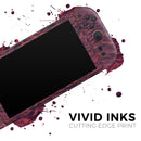 Wine Watercolor Tiger Pattern // Premium Vinyl Wrap Skin Kit Compatible with the Nintendo Switch 2 - Vinyl Skin Wrap for Nintendo Switch 2, OLED, Lite, Pro Controller, Wii & Classic Handhelds