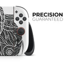 Zendoodle Elephant // Premium Vinyl Wrap Skin Kit Compatible with the Nintendo Switch 2 - Vinyl Skin Wrap for Nintendo Switch 2, OLED, Lite, Pro Controller, Wii & Classic Handhelds
