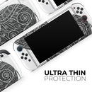 Zendoodle Elephant // Premium Vinyl Wrap Skin Kit Compatible with the Nintendo Switch 2 - Vinyl Skin Wrap for Nintendo Switch 2, OLED, Lite, Pro Controller, Wii & Classic Handhelds