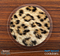 The Real Cheetah Skinned Foam-Backed Coaster Set