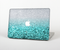 The Aqua Blue & Silver Glimmer Fade Skin for the Apple MacBook Air 13"