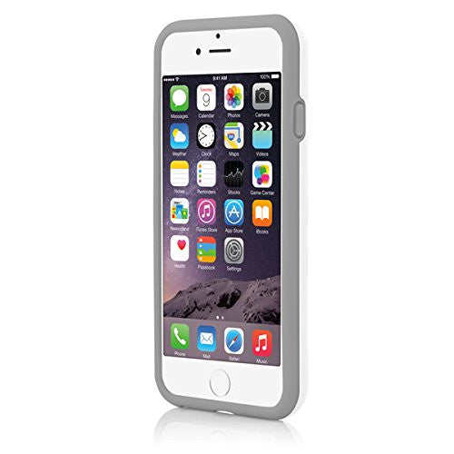 The White and Gray Credit Card STOWAWAY Case for iPhone 6/6s