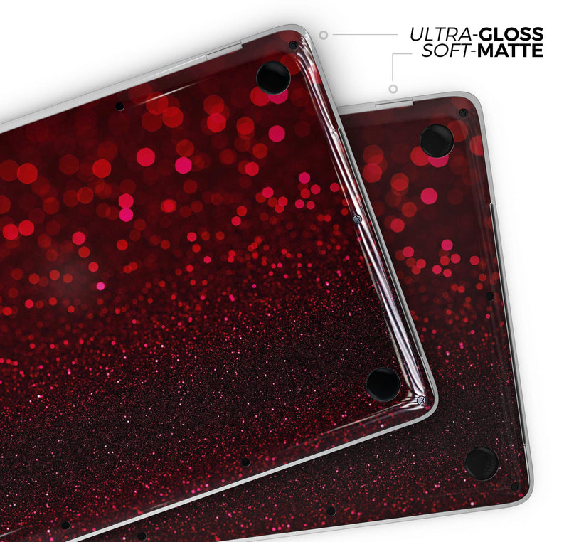50 Shades of Unfocused Red - Skin Decal Wrap Kit Compatible with the Apple MacBook Pro, Pro with Touch Bar or Air (11", 12", 13", 15" & 16" - All Versions Available)