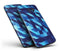 50 Shades of Blue Geometric Triangles - Full-Body Skin Kit for the Galaxy S7 Edge