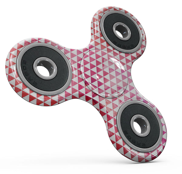 50 Shades of Pink Micro Triangles Full-Body Fidget Spinner Skin-Kit
