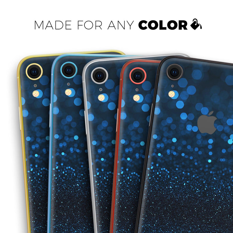 50 Shades of Unflocused Blue - iPhone XR, XS MAX, XS/X, 8/8+, 7/7+, 5/5S/SE Skin-Kit (All iPhones Available)