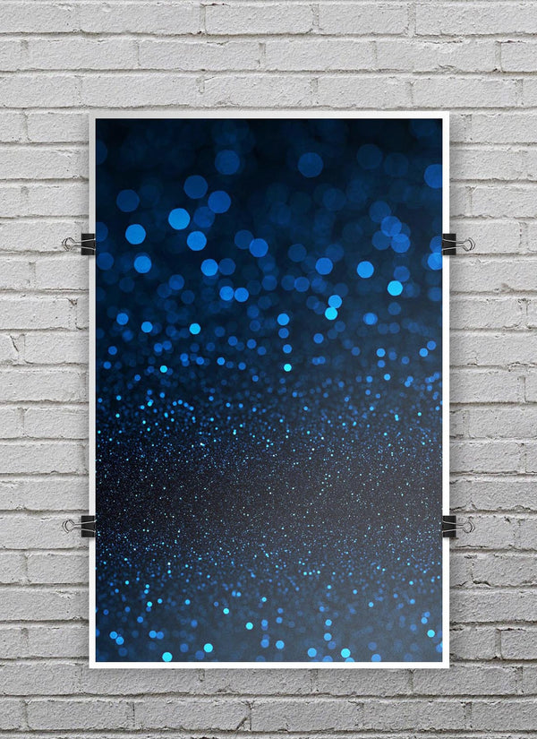 50 Shades of Unfocused Blue - Ultra Rich Poster Print
