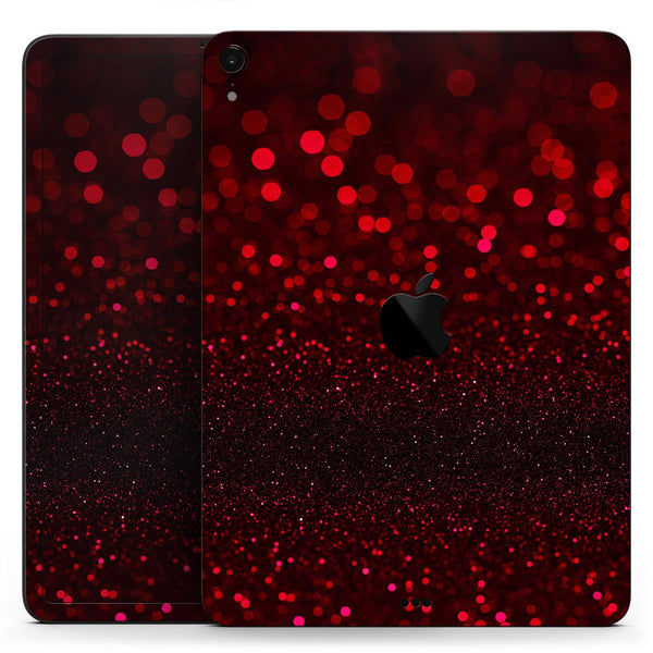 50 Shades of Unfocused Red - Full Body Skin Decal for the Apple iPad Pro 12.9", 11", 10.5", 9.7", Air or Mini (All Models Available)