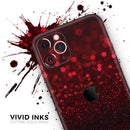 50 Shades of Unfocused Red - Skin-Kit compatible with the Apple iPhone 13, 13 Pro Max, 13 Mini, 13 Pro, iPhone 12, iPhone 11 (All iPhones Available)