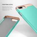 The Mint Green and Gold Dual Layer Slider / Soft Interior Cover iPhone 7 Plus Case