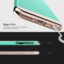 The Turquoise Mint and Gold Dual Layer Slider / Soft Interior Cover iPhone 6/6s Plus Case