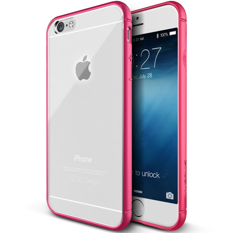 The Hot Pink and Clear Ultra Hybrid Bumper iPhone 6/6s Case
