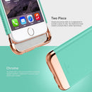 The Turquoise Mint and Gold Dual Layer Slider / Soft Interior Cover iPhone 6/6s Plus Case