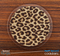 The Simple Cheetah Print Skinned Foam-Backed Coaster Set