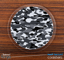 The Snow Traditional Camouflage Skinned Foam-Backed Coaster Set