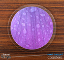 The Purple Rain Skinned Foam-Backed Coaster Set