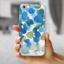 Absorbed Watercolor Texture v3 iPhone 6/6s or 6/6s Plus 2-Piece Hybrid INK-Fuzed Case