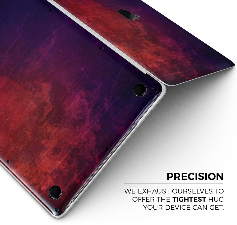 Abstract Fire & Ice V16 - Skin Decal Wrap Kit Compatible with the Apple MacBook Pro, Pro with Touch Bar or Air (11", 12", 13", 15" & 16" - All Versions Available)