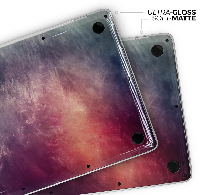 Abstract Fire & Ice V19 - Skin Decal Wrap Kit Compatible with the Apple MacBook Pro, Pro with Touch Bar or Air (11", 12", 13", 15" & 16" - All Versions Available)