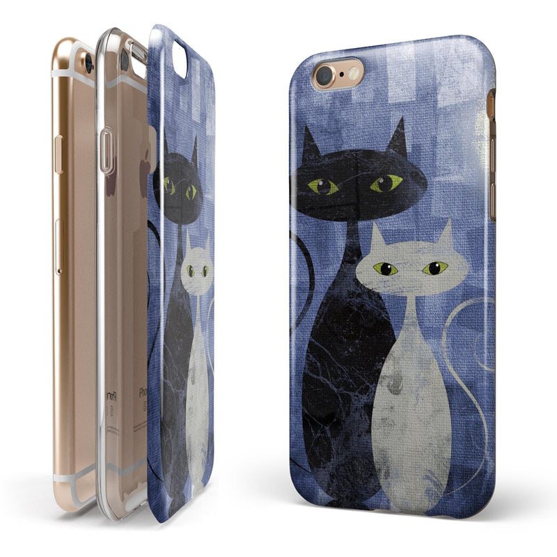 Abstract_Black_White_Cats_-_iPhone_6s_-_Gold_-_Clear_Rubber_-_Hybrid_Case_-_Shopify_-_V10.jpg