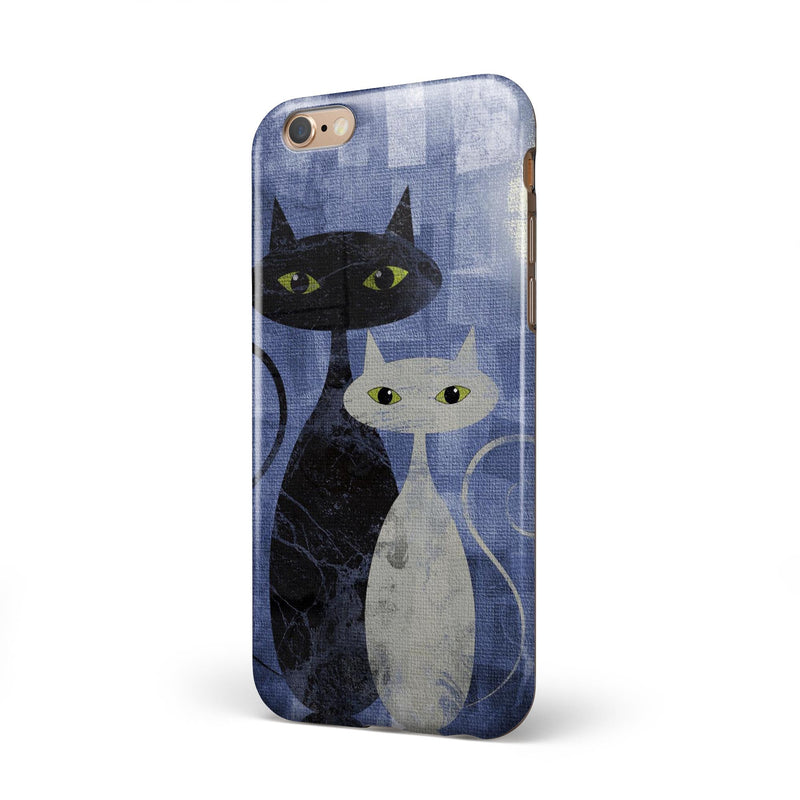 Abstract_Black_White_Cats_-_iPhone_6s_-_Gold_-_Clear_Rubber_-_Hybrid_Case_-_Shopify_-_V1.jpg