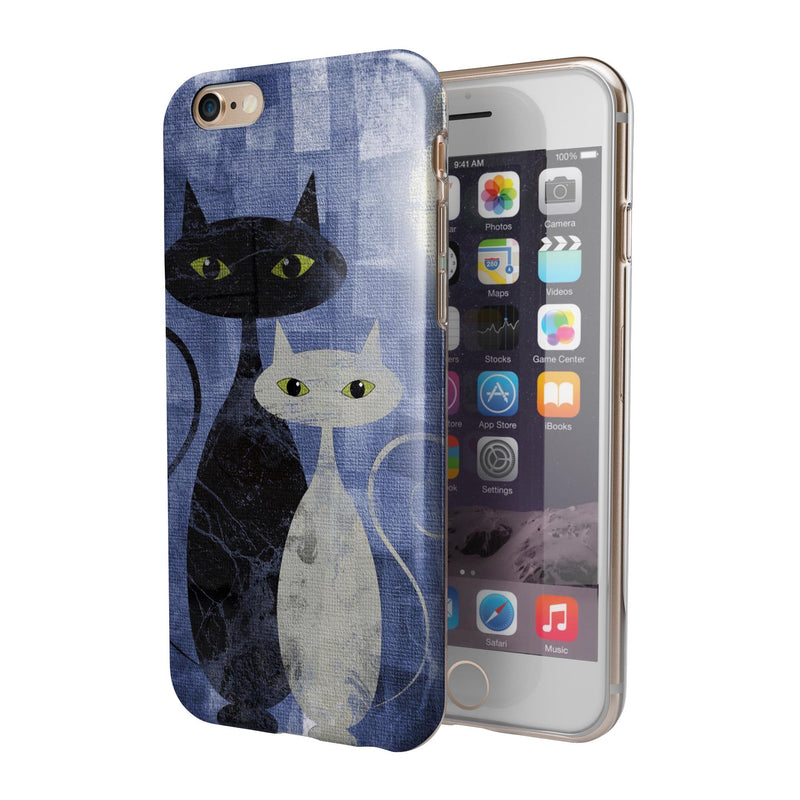Abstract_Black_White_Cats_-_iPhone_6s_-_Gold_-_Clear_Rubber_-_Hybrid_Case_-_Shopify_-_V3.jpg