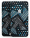 Abstract Black and Blue Overlap - Skin-kit for the iPhone 8 or 8 Plus