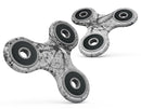 Abstract Black and White WaterColor Vivid Tree Full-Body Fidget Spinner Skin-Kit