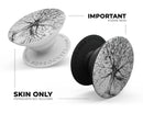 Abstract Black and White WaterColor Vivid Tree - Skin Kit for PopSockets and other Smartphone Extendable Grips & Stands